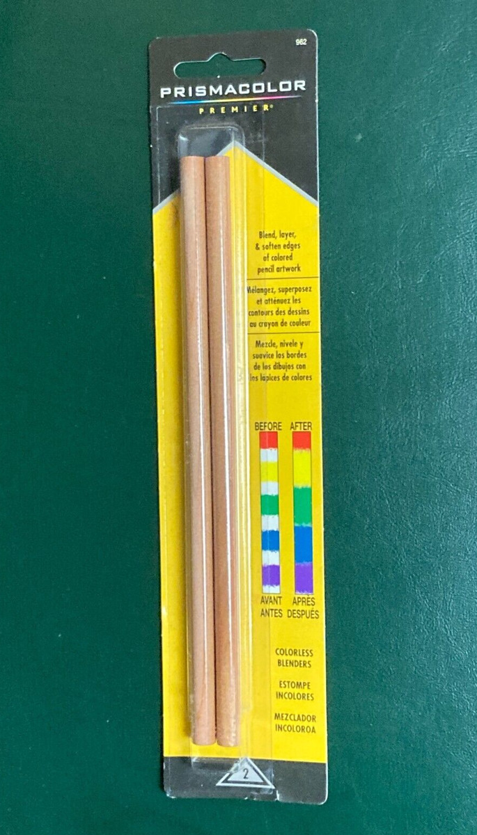 New 2-Pack 962 Prismacolor Premier Colorless Blender Pencil for Art &  Drawing