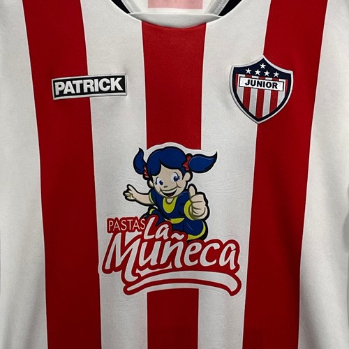 Vtg Patrick Gio Hernandez Junior FC Barranquilla Red Home Soccer Jersey Small S - Picture 4 of 5