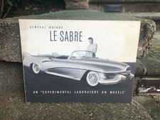 1950's Buick Le Sabre "Experimental Laboratory on Wheels" Brochure