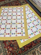 2 Patchwork Quilts Children 34x46
