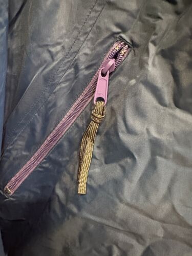 VTG 80S/90S Blue Purple Nylon EMS Eastern Mountain Sport Windbreaker Jacket L - Picture 2 of 14