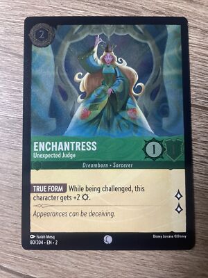 Disney Lorcana: Rise of the Floodborn -Enchantress Unexpected Judge 80/204 FOIL | eBay Disney Lorcana: Rise of the Floodborn -Enchantress Unexpected Judge 80/204 FOIL | eBay