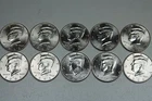 2002 2003 2004 2005 2006   P+D Kennedy Half Uncirculated Mint Roll Set 2002-2006