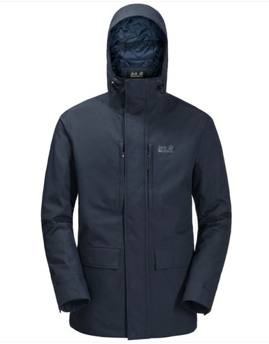 JACK WOLFSKIN Herren Jacke Winterjacke Parka West Coast Jacket Coat blau NEU - Bild 1 von 6