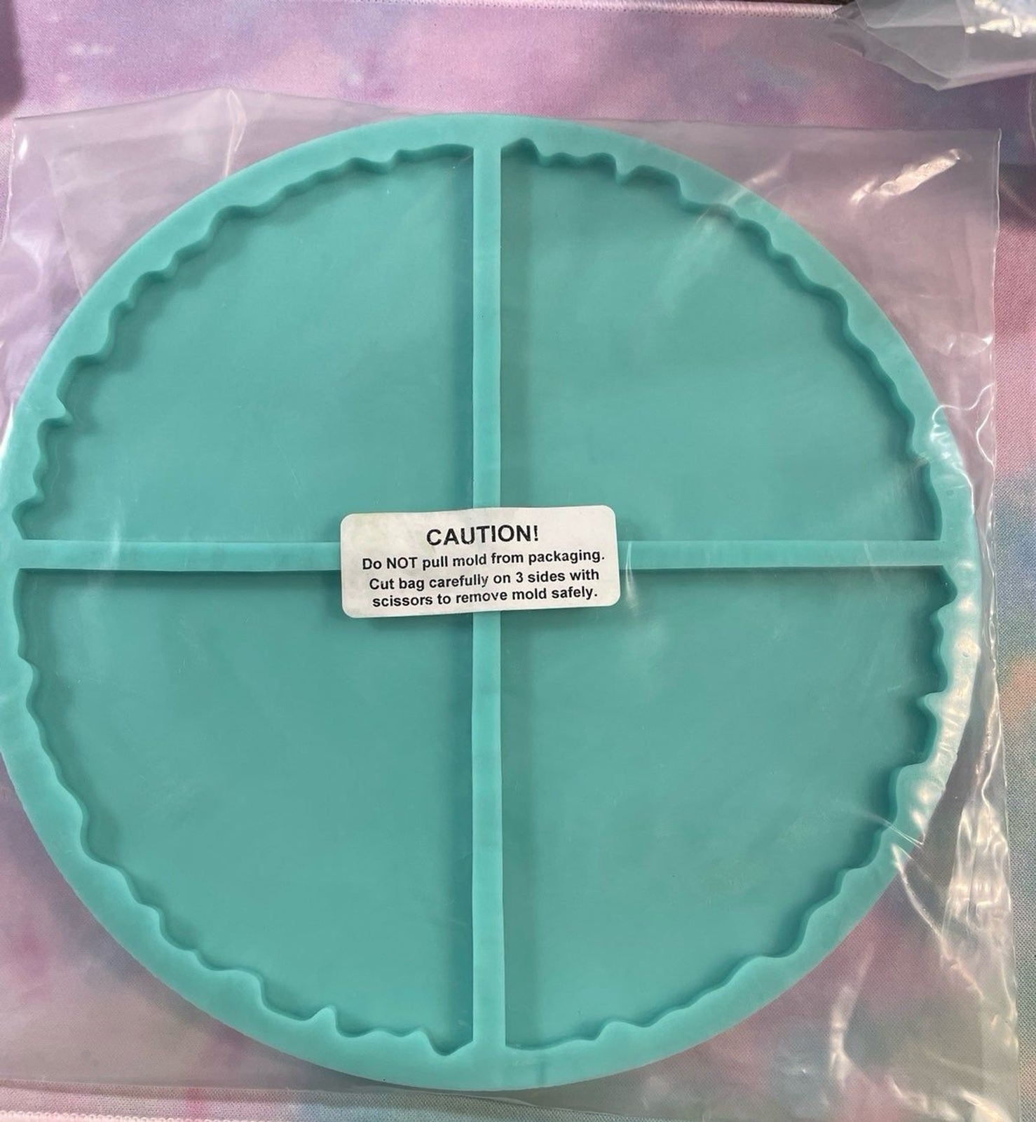 Brand New Geode Coaster Resin Mold For Resin Crafts And Resin Art Supplies-image