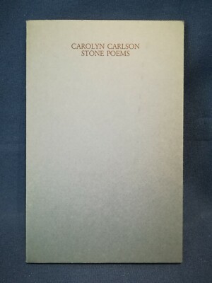Carolyn Carlson, Steingedichte. Tanztheater Der Phönix nummerierte Ausgabe 300 z.B.