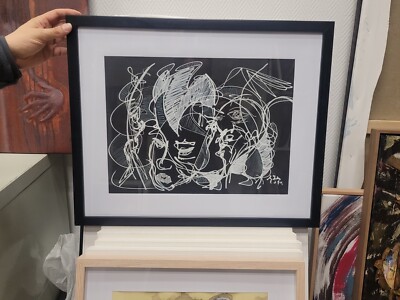 o.t. | Drawing - Illustration | 40cm x 50cm with Frame | Tom Wollenberg