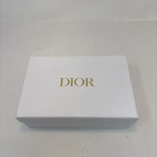 Authentic DIOR White Gift Box 8 1/2" x 5 3/4 x 2 3/4" With Paper and Card