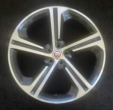 Jaguar F-pace 20 X 8.5 Factory Oem Wheel 2017 - 2021 Machined Charcoal Rim