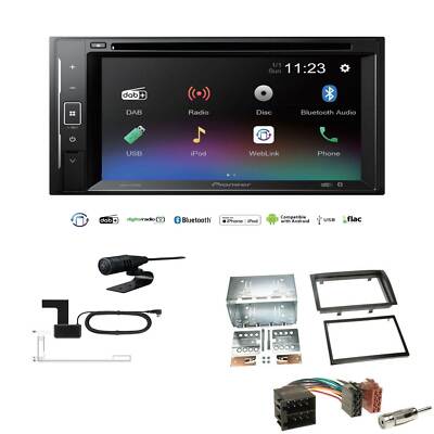 Pioneer Autoradio 2-DIN Bluetooth DVD DAB für Peugeot Boxer Facelift ab 2011 ISO