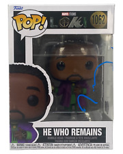 Jonathan Majors Signed Autograph Funko Pop Loki He Who Remains 1062 Beckett COA Jonathan Majors Signed Autograph Funko Pop Loki He Who Remains 1062 Beckett COA