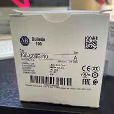 New Allen Bradley 100-C09EJ10 /A IEC Contactor, 9A, Late Date 1Yr Wty US
