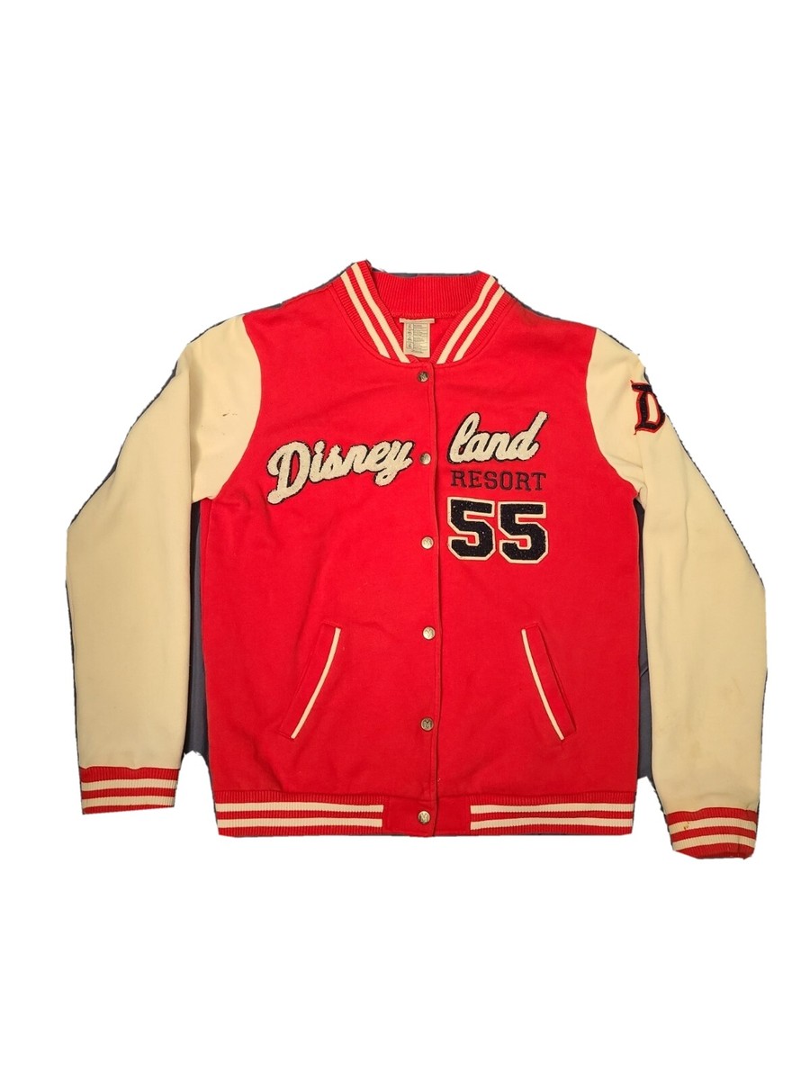 GRANDCANYON×Disney DUMBO STUDIUM JACKET VTG Disney Varsity Letterman Bomber Jacket Women XL Mickey