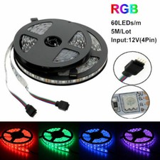 DC 12V 5050 RGB LED light Strip 60LED/m Flexible LED Light 5050 LED Strip 5m