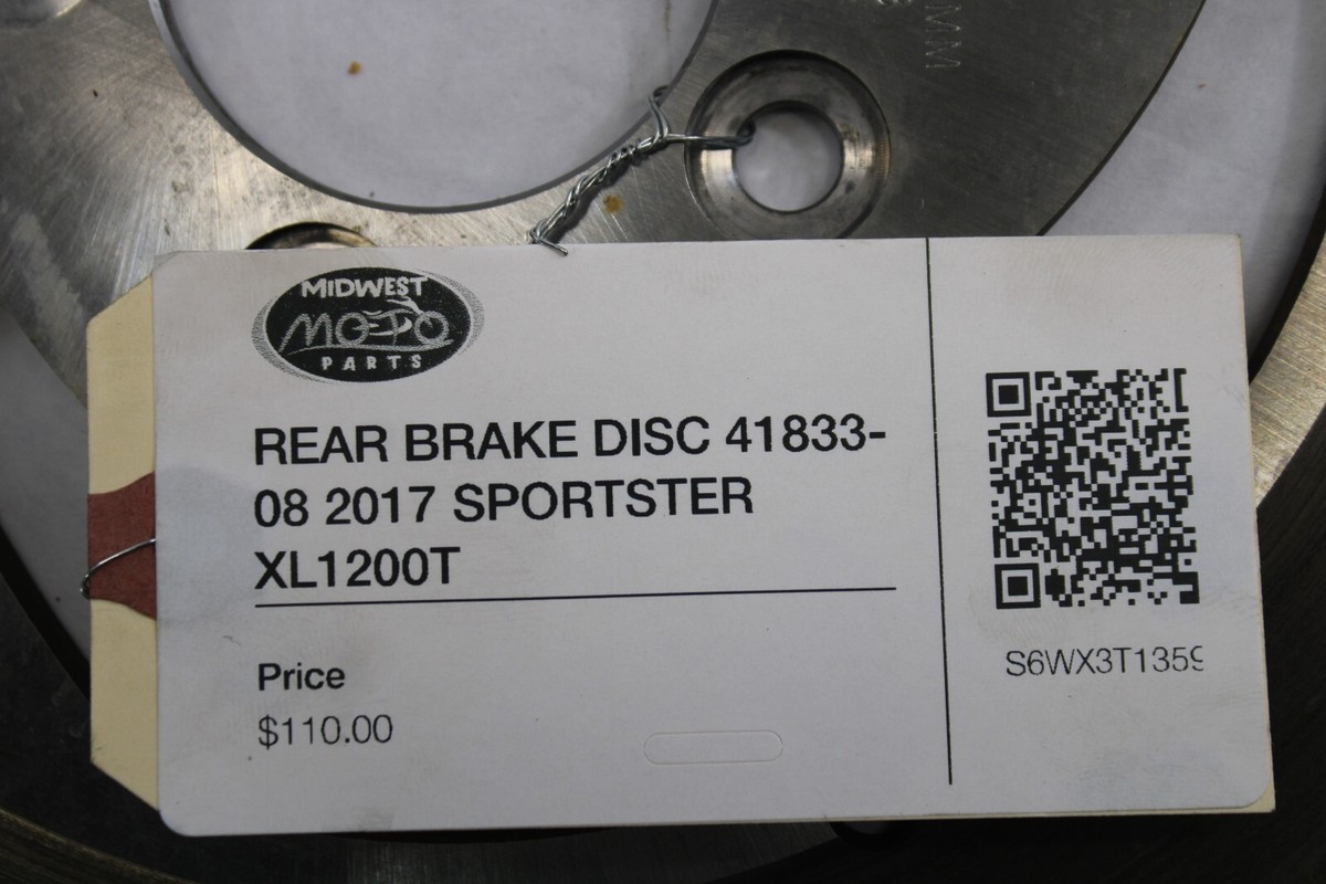 REAR BRAKE DISC 41833-08 2017 SPORTSTER XL1200T Harley Davidson