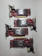 Lot of 4 ASUS Radeon HD 5450 512MB DDR3 PCID Desktop Graphics Card 0045