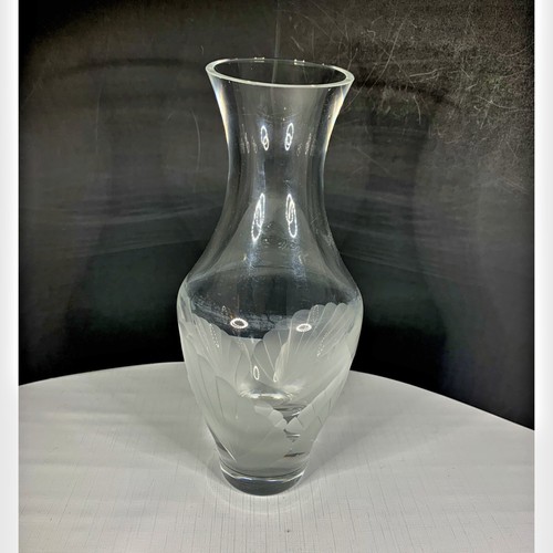 Lenox Fanlight Signed Wine Carafe Cut Glass Crystal Made USA Discontinued CHIP - Bild 4 von 7