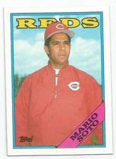 MARIO SOTO 1988 TOPPS CARD FLAWLESS CONDITION