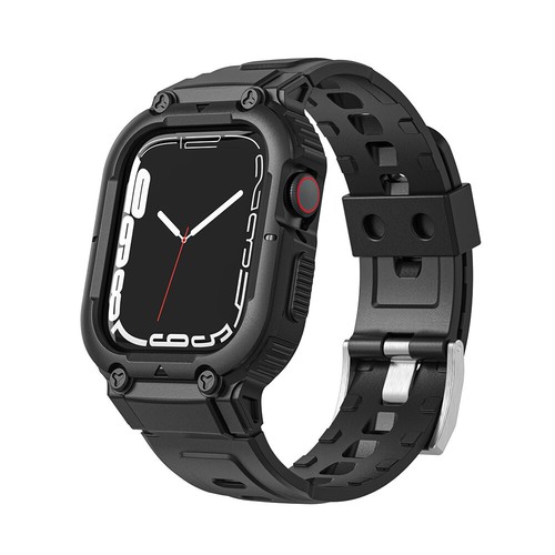 For Apple Watch 9 8 7 6 5 SE Ultra 2 Rugged Case+ Sport Band Strap 44/41/45/49mm - Picture 12 of 44