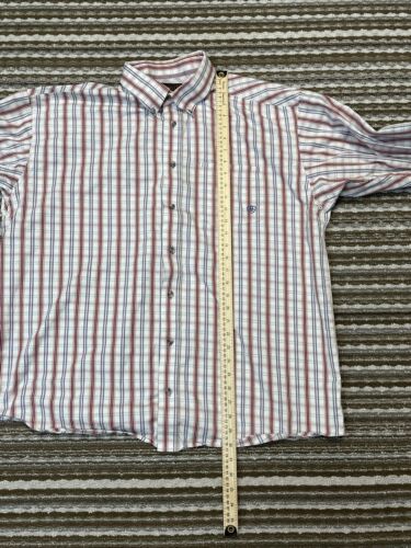 ARIAT Western Hemd Herren XXL 2XL weiß rot kariert langarm belüftet Achseln Rodeo - Bild 16 von 19
