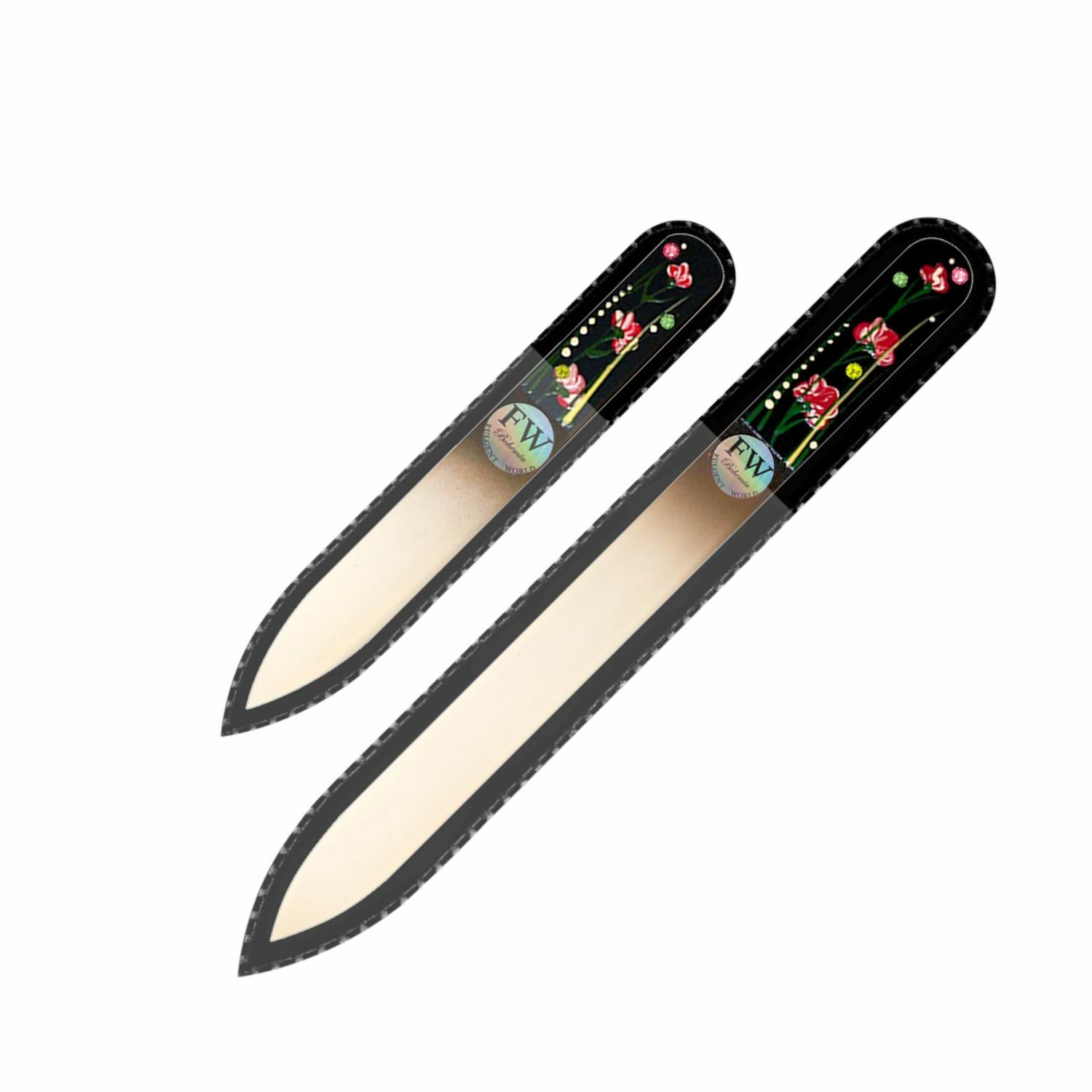 S Hand-painted - Set Of 2 - Czech Original Quality (hf45)