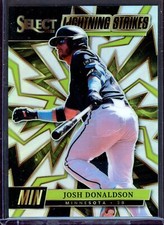 JOSH DONALDSON ~ 2022 Select Baseball Lightning Strikes Case Hit Insert #17 SP