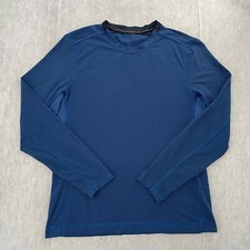 Lululemon Sweater Adult Extra Large Blue Pullover Long Sleeve Crew Neck Mens XL