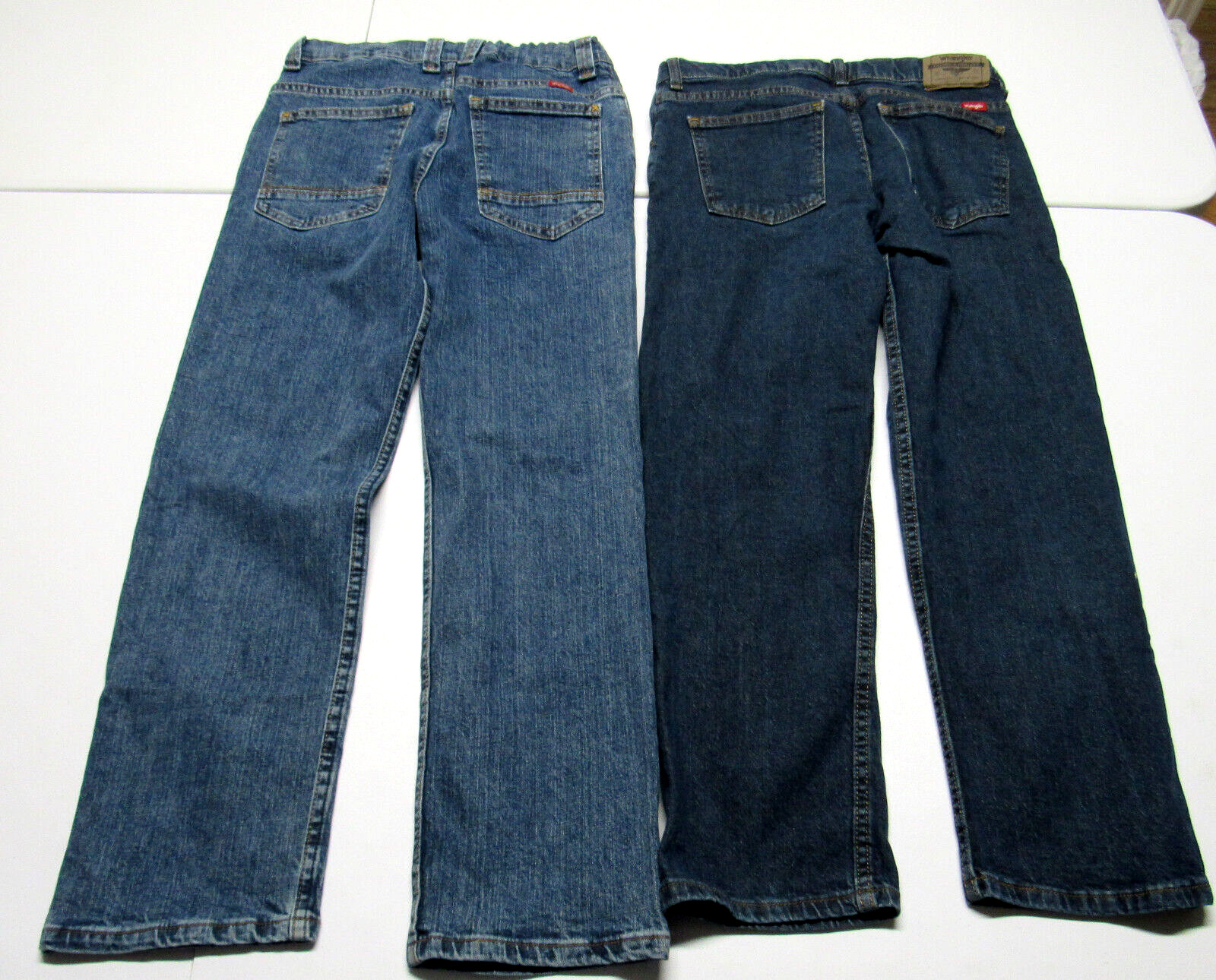 Lot of 4 Pairs Boys Jeans Size 12 Husky : Straight Fit Wrangler, Urban Pipeline