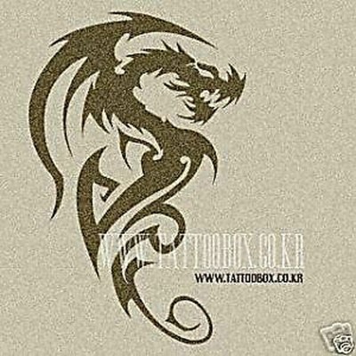 Dragon Head Custom Small Size 2x quantity Airbrush Stencil Spray Vision Template