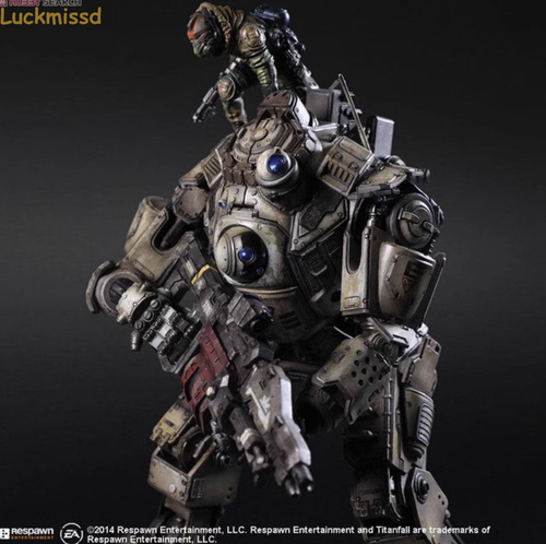 New Play Arts Kai Atlas Titanfall Action Figure Armor Robot Variable 26cm in BOX - Picture 4 of 18