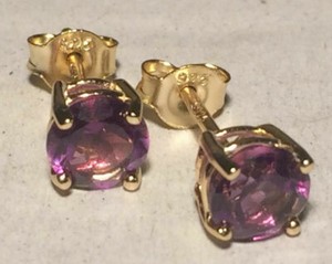 Authentic Topaz, Opal, Sapphire, Peridot Earrings 5mm to 8mm Solid Silver Rhodium & Gold