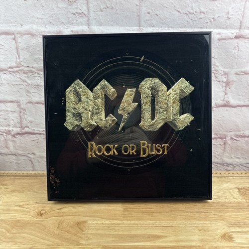 Vintage AC/DC rocker bust picture! Rate! 12.5” By 12.5”