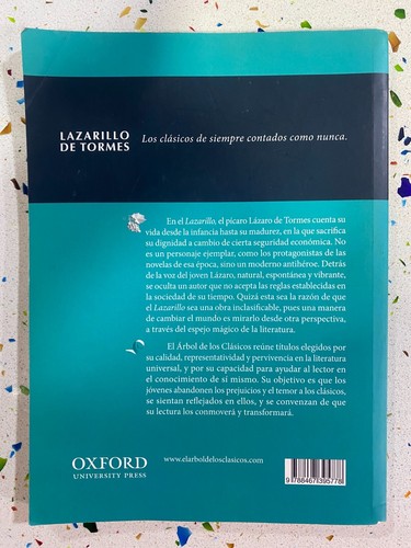 EL LAZARILLO DE TORMES LIBRO ANONIMO ADAPTACION VICENTE MUÑOZ PUELLES OXFORD 136 - Imagen 3 de 3