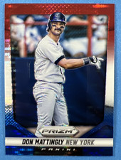 Don Mattingly 2014 Panini Prizm Red White and Blue Pulsar #163 NY Yankees