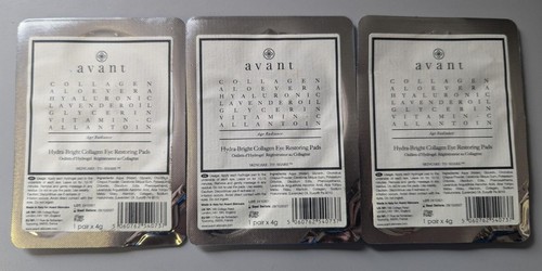 Avant Hydra-Bright Collagen Eye Restoring Pads 4g 3 Pairs