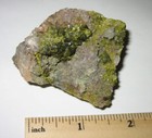 RARE 2" NATURAL EPIDOTE & QUARTZ CRYSTAL CLUSTER ON MATRIX MOROCCO 100.3g *A (GG — photo 3