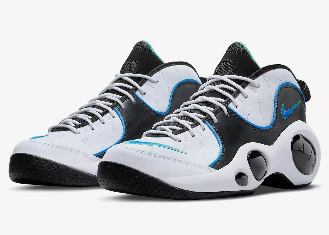 Nike Air Zoom Flight 95 White Photo Blue Jason Kidd PE Mavs DM0524-100 sz 11 Men