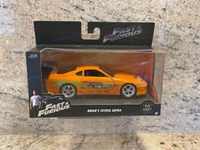 2017 Jada Toys - Fast Furious - Brian's Toyota Supra - Orange - 1:32