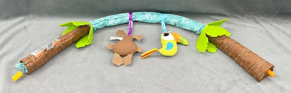 Bright Starts Summer Wild Safari SuperAsiento Repuesto Juguete Arco Mono Foto 4 de 4