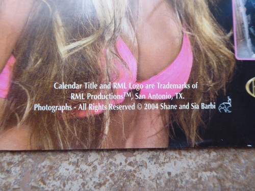 BARBI TWINS 2005 16 MONTH 12x12 CALENDAR SHANE & SIA - Picture 8 of 8