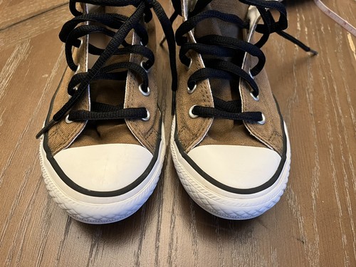 Converse All Star Chuck Taylor Youth Größe 2 Braun Canvas High Top Sneaker - Bild 6 von 9