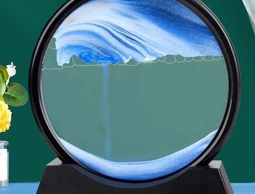 Tranquil Sands: A Mesmerizing Flowing Sand Art for Your Home - Picture 13 of 21