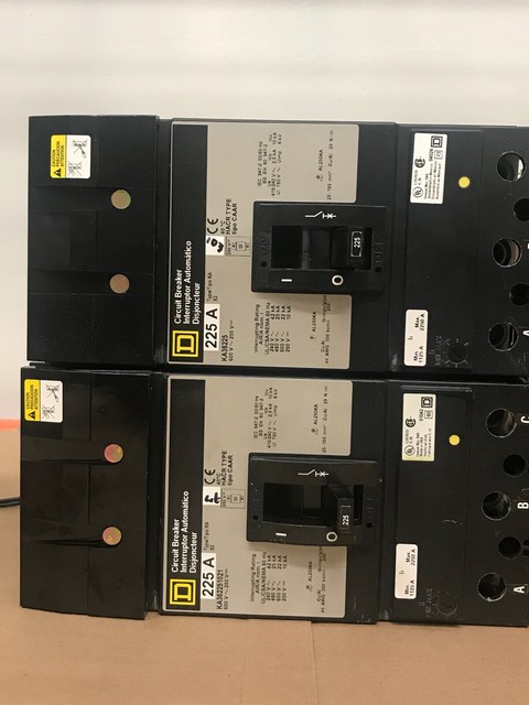 Square D KA361501021 Circuit Breaker Shunt Trip Used I-Line 150 Amp