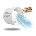 100mm Abluft Zuluft Grow Lüfter Inline Ventilator Axial Kanal Abluftventilator R