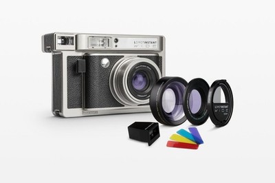 LOMOGRAPHY Lomo Instant Wide Camera & Lenses Monte Carlo Edition