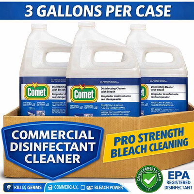 Comet Bleach Disinfectant 1 Gal 3 Pack Closed Loop Tytro System 30250
