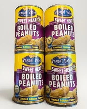 4 Cans Rare Peanut Patch Sweet Heat Boiled Peanuts, (13.5oz X 4) Best By 9/18/21