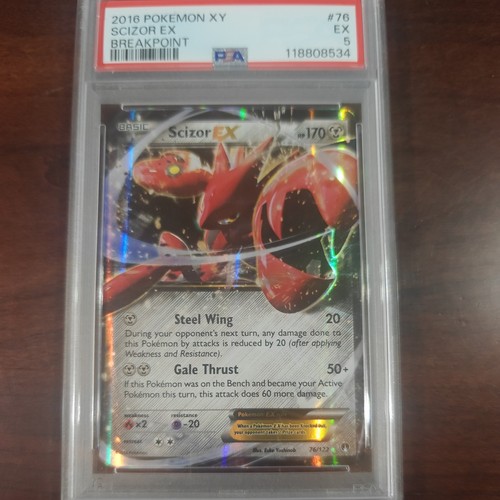 Scizor-EX graded PSA 5 for sale on eBay
