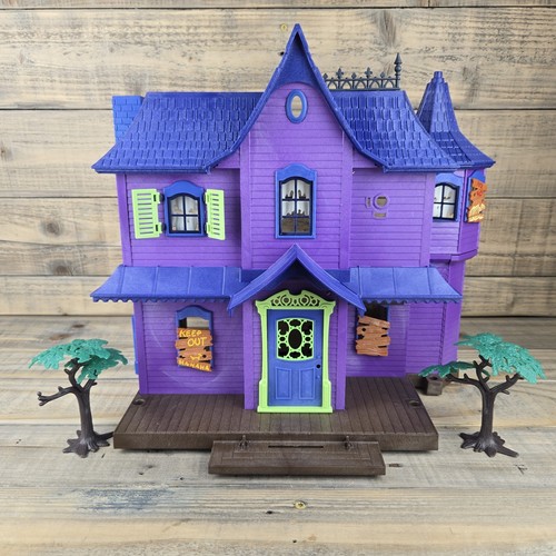 Playmobil Scooby Doo Haunted Mansion House Incomplete Parts Dollhouse For Crafts