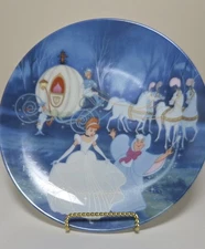 Disney Cinderella Plate "Bibbidi Bobbidi Boo" 1ST Issue 1988 Plate No. 4S40J